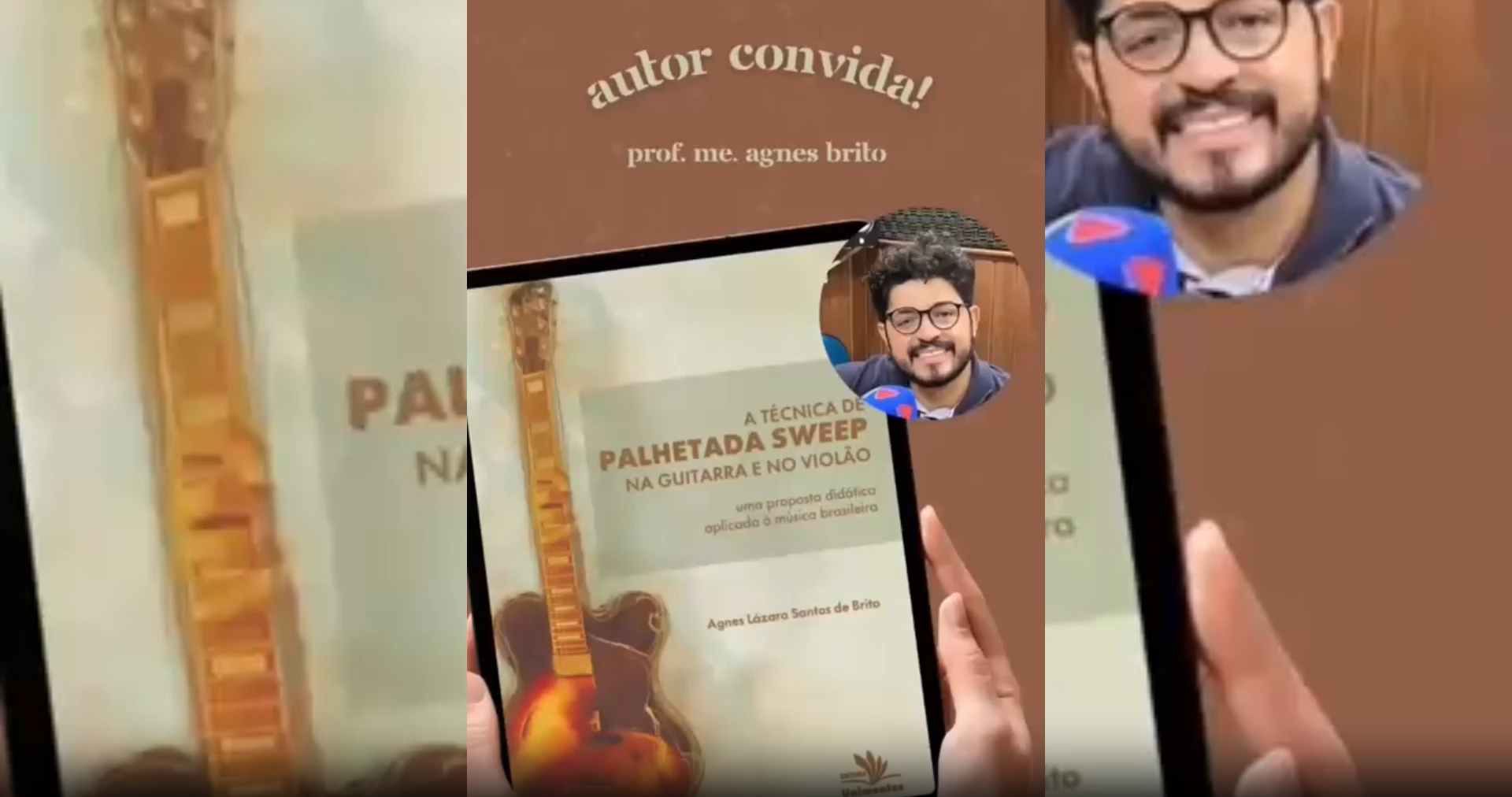 Agnes Brito sobre “A técnica de palhetada sweep na guitarra e no violão”